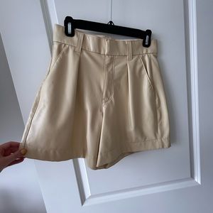 Abercrombie & Fitch Faux Leather Shorts